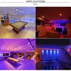 Spots LED Encastré 10W Couleur RGB Changement Variation Coloré RGBW Contrôlé Par L'APP, 3 Pouces IP44 Blanc Chaud 2700K Rond Dimmable Encastrables (lot De 4) 10 Spots LED Encastré 10W Couleur RGB Changement Variation Coloré RGBW Contrôlé Par L'APP, 3 Pouces IP44 Blanc Chaud 2700K Rond Dimmable Encastrables (lot De 4) -OSRAM || EUROPALAMP Soldes Boutique 95226141 4