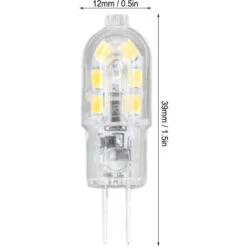 10 Pièces G4 LED Ampoule Luminosité Gradation Haute Couleur Rendu Coque Transparente Ampoules Pour Paysage Lumières DC 12V Lumière Chaude -OSRAM || EUROPALAMP Soldes Boutique 95347041 5