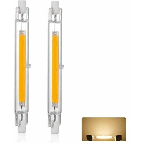 Ampoule LED R7S 118mm 20W Dimmable, Blanc Chaud 3000K 2000LM, Linéaire Remplacer Lampe Halogène, Éclairage à 360 Degrés, Sans Scintillement DOPA 3 Ampoule LED R7S 118mm 20W Dimmable, Blanc Chaud 3000K 2000LM, Linéaire Remplacer Lampe Halogène, Éclairage à 360 Degrés, Sans Scintillement DOPA