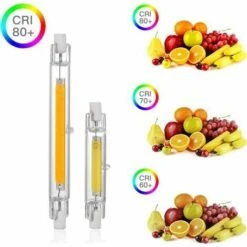 Ampoule LED R7S 118mm 20W Dimmable, Blanc Chaud 3000K 2000LM, Linéaire Remplacer Lampe Halogène, Éclairage à 360 Degrés, Sans Scintillement DOPA 9 Ampoule LED R7S 118mm 20W Dimmable, Blanc Chaud 3000K 2000LM, Linéaire Remplacer Lampe Halogène, Éclairage à 360 Degrés, Sans Scintillement DOPA -OSRAM || EUROPALAMP Soldes Boutique 95442680 3