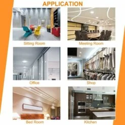 MR16 Ampoule LED Lampe Bulb, GU5.3 5W Lumière LED, Equivalent 50W Ampoule Halogène Blanc Froid 6000K 450LM AC/DC 12V-24V Non-dimmable Spot LED (Lot De 10) [Classe énergétique F] -OSRAM || EUROPALAMP Soldes Boutique 95793453 4