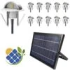 Pack 10 Spots Solaires LED Encastrables Avec Panneau Blanc Chaud -OSRAM || EUROPALAMP Soldes Boutique 96787473 1
