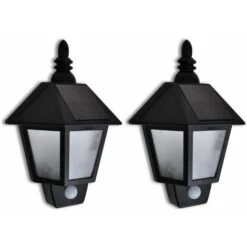 Applique Murale Solaire Avec Capteur De Mouvement 2 Pcs