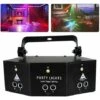 Télécommande 9-EYE RGB DMX Scan Projecteur Laser Lampe LED Strobe Stage DJ Party Lights Light-Wireless Party Lights Mariage Noël -OSRAM || EUROPALAMP Soldes Boutique 96931693 1