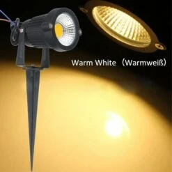Projecteur De Jardin LED étanche 3 Watts Blanc Chaud Projecteur De Plante Intérieur Extérieur Lumière Au Sol Piquet Lumière Lampe Chemin éclairage Pelouse Lumière Jardin Lumière Jardin éclairage Jardi -OSRAM || EUROPALAMP Soldes Boutique 96931753 2