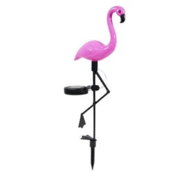 Solaire Lampe D'extérieur à LED Pelouse Lumière Flamants Roses De Jardin D'éclairage étanche Sol Spot Flamingo White Light, Ne Nécessite Aucune Alimentation Externe, Décor De Terrasse, Balcon -OSRAM || EUROPALAMP Soldes Boutique 97195799 5