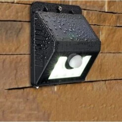 Lampe Solaire Extérieur, 2 Pack 30 LED Lumière Etanche éclairage Solaire Avec Détecteur De Mouvement De Sécurité Sans Fil Lampe Mural Pour Jardin -OSRAM || EUROPALAMP Soldes Boutique 97247716 5