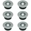 Lot De 6 Spots LED Solaires Encastrables Au Sol - Ronds - Diamètre : 85 Mm - Extérieur Résistant Au Piétement - Façade En Acier Inoxydable - 6 Lampes Solaires 2 Lot De 6 Spots LED Solaires Encastrables Au Sol - Ronds - Diamètre : 85 Mm - Extérieur Résistant Au Piétement - Façade En Acier Inoxydable - 6 Lampes Solaires -OSRAM || EUROPALAMP Soldes Boutique 97649443 1