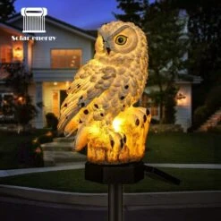 LED Solaire Jardin Lumière Flamant Rose Hibou Pelouse Lampe étanche Solaire LED Lumières éclairage Extérieur Veilleuse Décorative Maison Jardin -OSRAM || EUROPALAMP Soldes Boutique 97727427 3