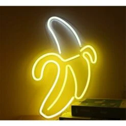 Banana Neon Signs LED Neon Lights Art Mur Décoratif Lumières Néons Pour Chambre Mur Enfants Chambre
