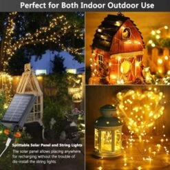 FlkwoH Guirlande Lumineuse Solaire Extérieure, BrizLabs 20M 200 LED Guirlande Guinguette Exterieur 3 Fois Plus Gros Perles Étanche 8 Modes Fil De Cuivre Décoration Lumière Pour Jardin Fête Noël, Blanc 10 FlkwoH Guirlande Lumineuse Solaire Extérieure, BrizLabs 20M 200 LED Guirlande Guinguette Exterieur 3 Fois Plus Gros Perles Étanche 8 Modes Fil De Cuivre Décoration Lumière Pour Jardin Fête Noël, Blanc -OSRAM || EUROPALAMP Soldes Boutique 98236987 4