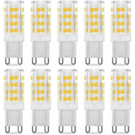 Ampoule LED G9 5W, Equivalent 40W , Blanc Chaud 3000k, 220-240V, 360° Angle De Faisceau, Pack De 10,dolaso 3 Ampoule LED G9 5W, Equivalent 40W , Blanc Chaud 3000k, 220-240V, 360° Angle De Faisceau, Pack De 10,dolaso
