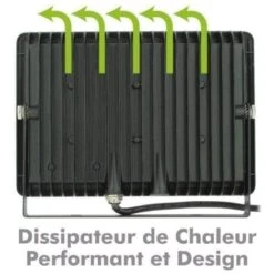 Projecteur LED 100W 9000 Lumens IP66 Haute Luminosité Température De Couleur: Blanc Chaud 3000K -OSRAM || EUROPALAMP Soldes Boutique 9948509 3