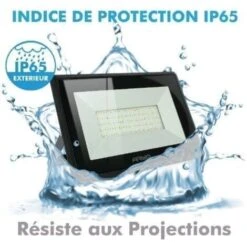 Projecteur LED 100W 9000 Lumens IP66 Haute Luminosité Température De Couleur: Blanc Chaud 3000K -OSRAM || EUROPALAMP Soldes Boutique 9948509 4