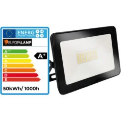 EUROPALAMP Projecteur LED 50W Ipad Blanc Froid 6000K Haute Luminosité -OSRAM || EUROPALAMP Soldes Boutique 9986665 5