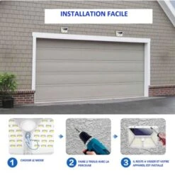 Lot De 2 Projecteurs Solaire Blanc Avec Détecteur De Mouvement 1000 Lumens 270 Degrès -OSRAM || EUROPALAMP Soldes Boutique 99870235 3